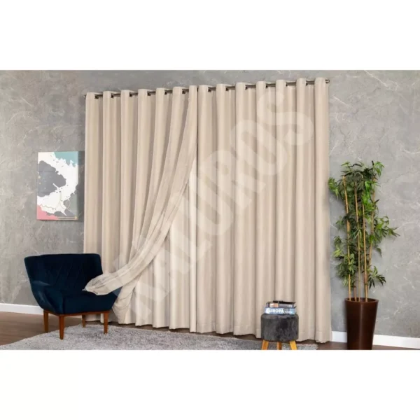 Cortina Blackout em Tecido Premium Corta Luz Blecaute