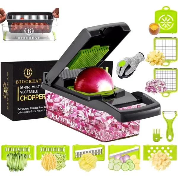 Cortador Multifuncional Fatiador De Verduras/frutas/legumes - Image 3
