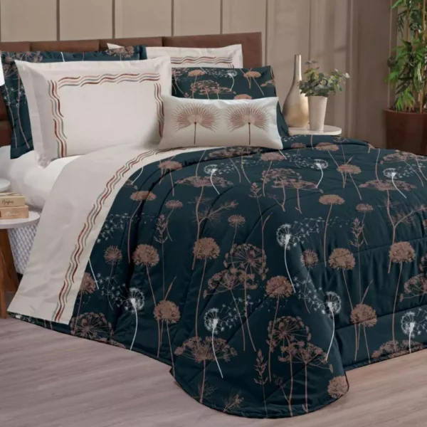 Kit Completo Cama Posta Edredom + Jogo Cama Algodão