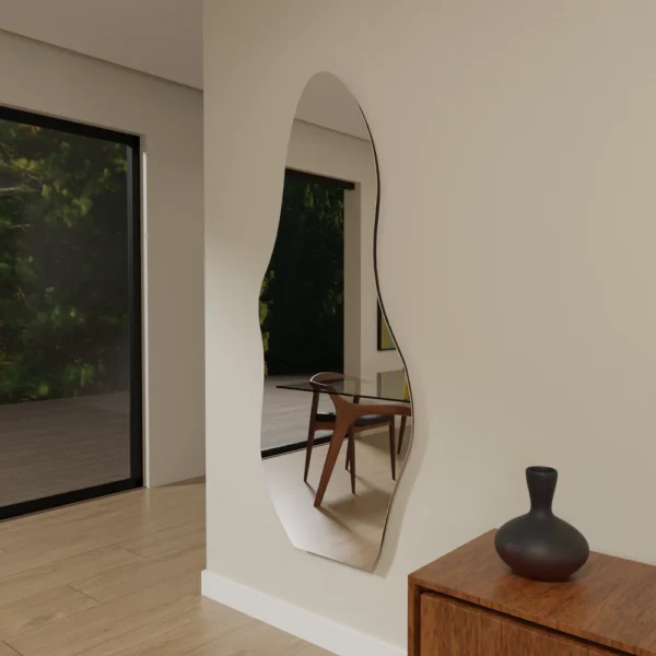 Espelho Orgânico Grande 150cm 170cm Decorativo Corpo Inteiro de Chão Quarto Sala Salão hall Luxo Promoção Lançamento - Image 5