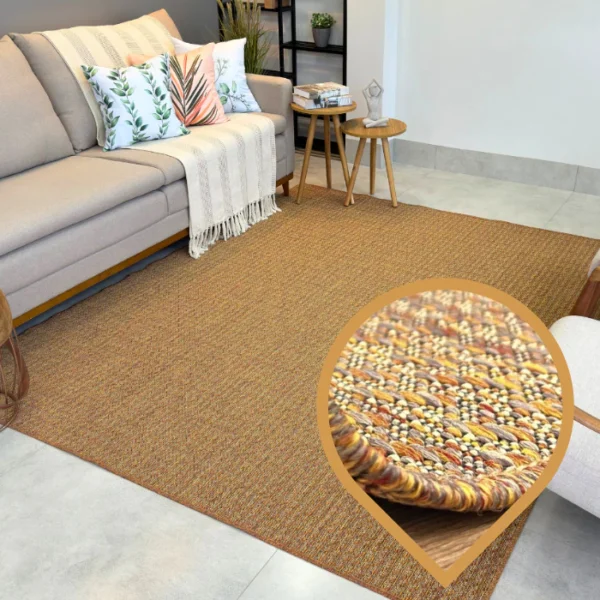 Tapete Sisal Retangular 300x200 Luxo e Conforto para Sua Sala, Quarto e Hall - Image 2