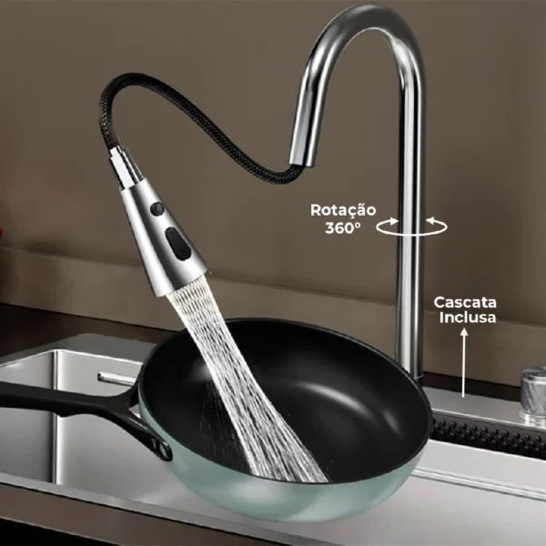 Cuba Cascata Gourmet Premium Torneira Lavador Copos Completa - Image 5