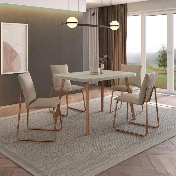 Conjunto Sala de Jantar 4 Cadeiras